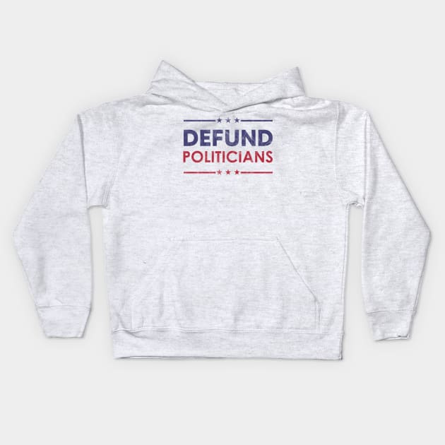 Defund Politicians Kids Hoodie by LMW Art